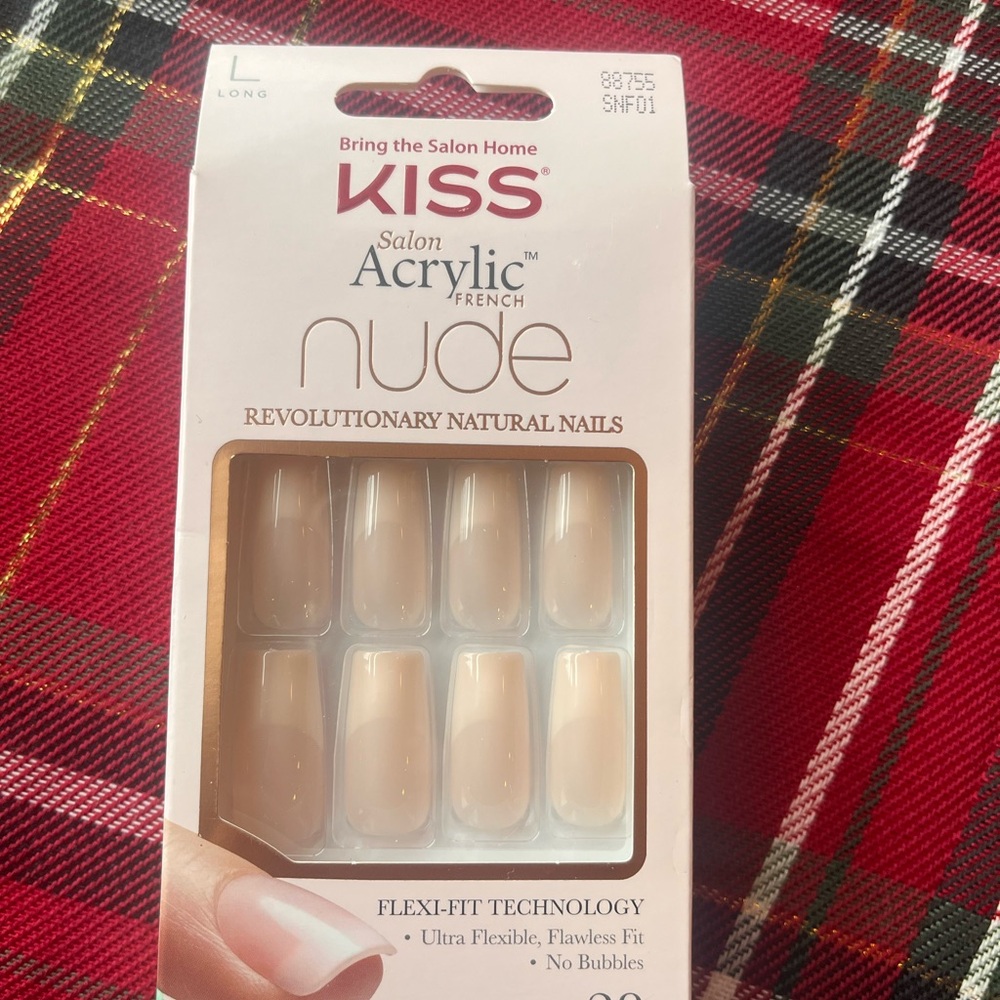 KISS Salon Acrylic French Nude Nails